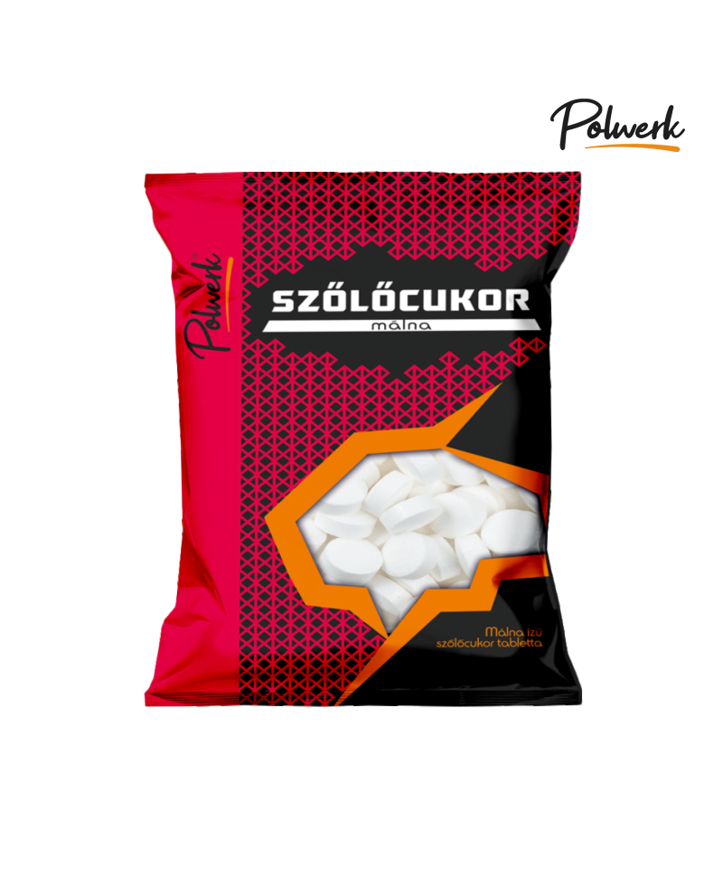 Polwerk-Szőlőcukor-tabletta-Málna-70g